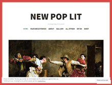 Tablet Screenshot of newpoplit.com